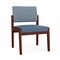 Lesro Lenox Armless Guest Chair, 22.5 in W 26 in L 31.5 in H LW1102 - alternate 1